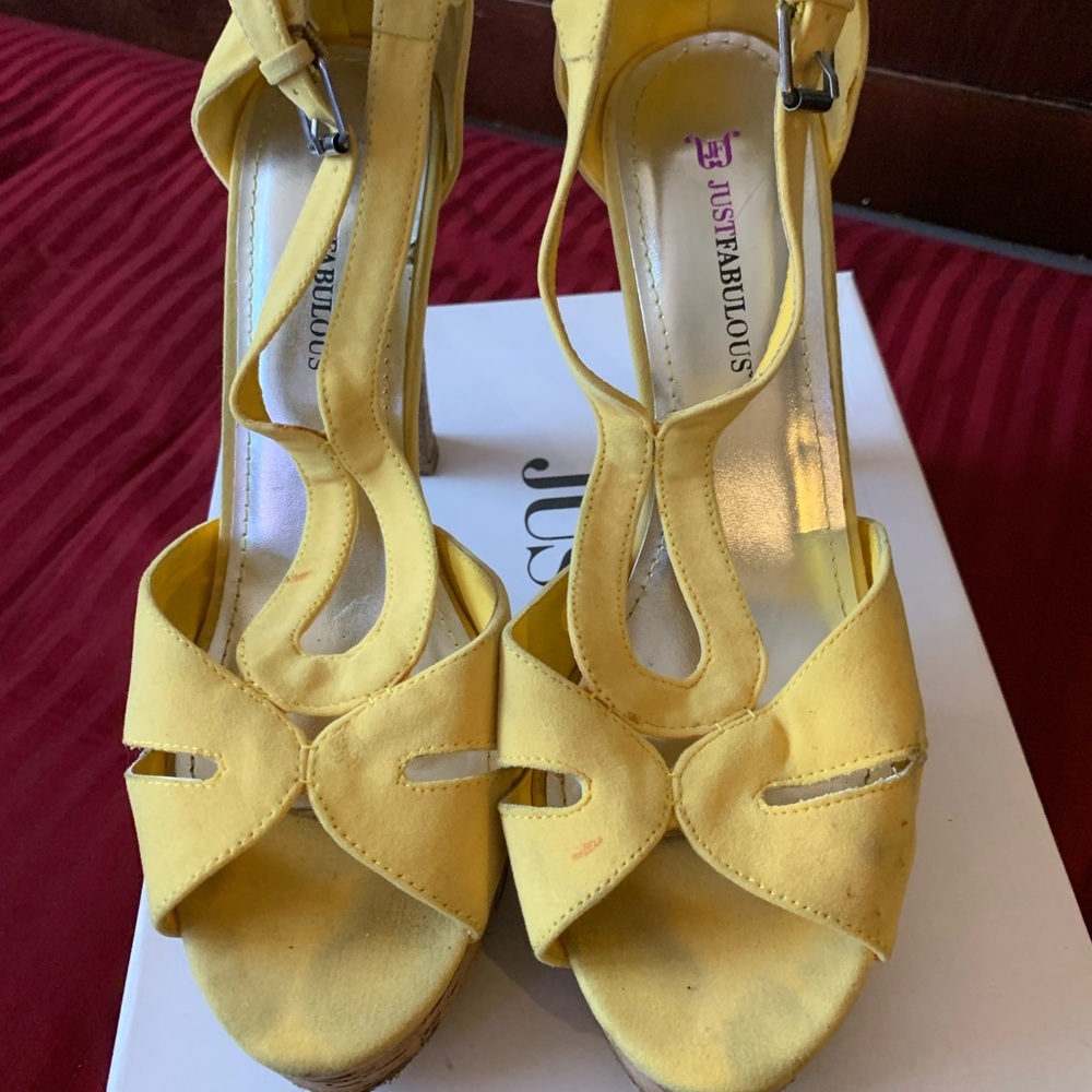 Yellow heels